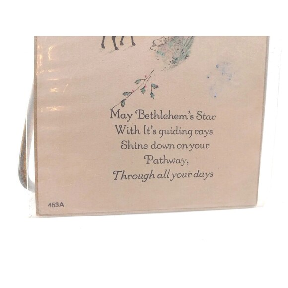 5/$25 May Bethlehem's Star Shine Down On Your Pathway, Christmas Postcard - Picture 2 of 4